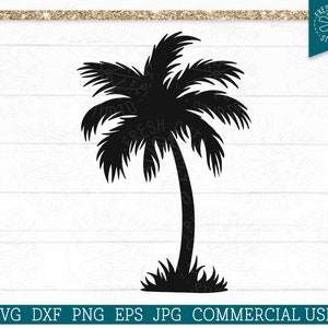 Palm Tree SVG Cut File for Cricut Single Palm Tree Silhouette - Etsy