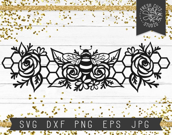 Download Bee Svg Cut File Floral Bee Svg Swag Bumble Bee Svg Etsy PSD Mockup Templates