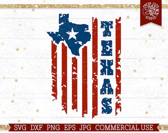 Texas SVG American Flag, 4th of July Texas Shirt Design, Cut file for Cricut Silhouette, Red white and Blue, Proud Texan Sublimation PNG dxf