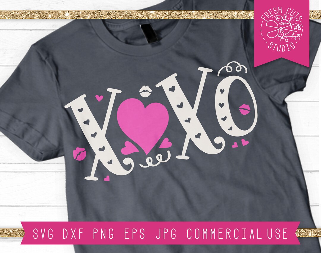 Buy XOXO SVG File for Cricut, Silhouette, Valentine's Day SVG ...