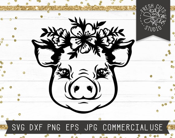 Download Pig Face Svg Cut File Instant Download Pig Svg Pig With Etsy