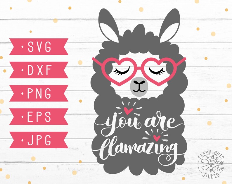 Download Llama SVG Valentine Saying Cute Valentine Llama Svg Design ...