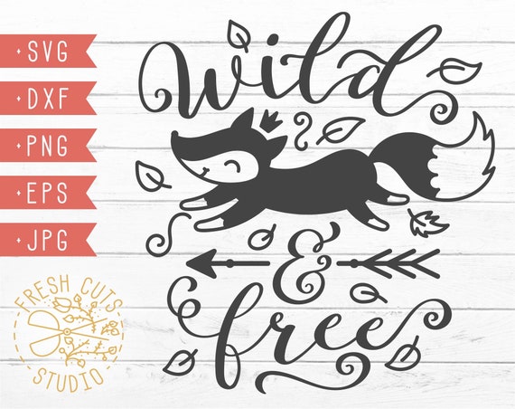 Download Wild And Free Tribal Fox Svg Silhouette Instant Download Etsy