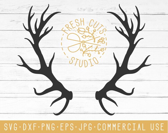 Deer Antlers SVG Bundle,Deer Antlers SVG File,Antlers Cut File-Vector Clip Art for Commercial /& Personal Use for Cricut,Cameo,Silhouette,