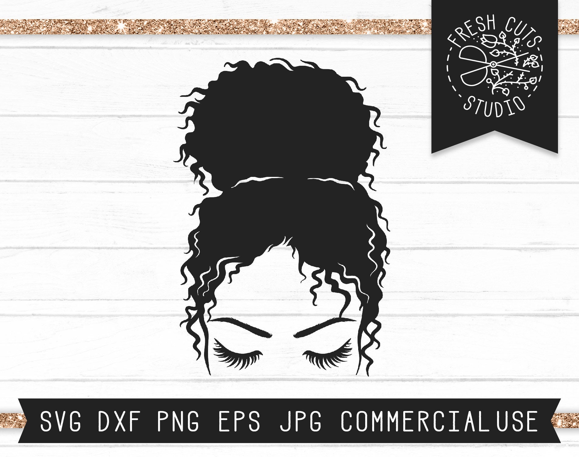 Messy Bun SVG File Instant Download Messy Bun Cut File for - Etsy Messy Bun SVG File Instant Download Messy Bun Cut File for - Etsy