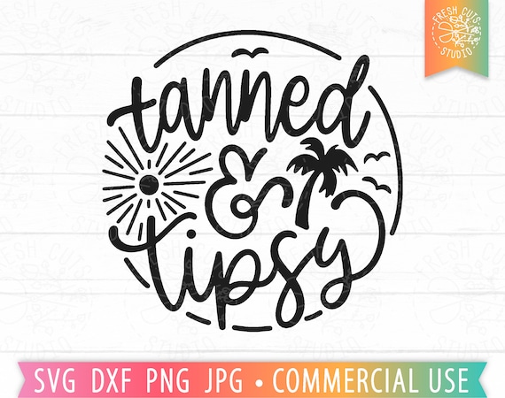 Tanned And Tipsy T-Shirt Funny Beach Umbrella In Drink Vacay Tanned And Tipsy T-Shirt Funny Beach Umbrella In Drink Vacay