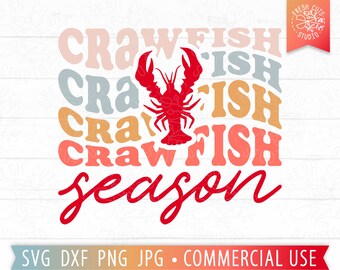 Crawfish Season SVG, Crawfish Boil svg, Crawfish Quote svg, Funny Cajun svg, Mardi Gras svg Crawfish Shirt PNG Sublimation, Cricut Cut File