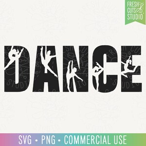 Dance SVG Cut File for Dancers, Dance Shirt PNG Sublimation DTF, digital download, Original Design image 4
