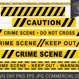 Let op Tape SVG, Waarschuwing svg, Waarschuwing svg, Plaats delict svg, Crime Tape svg, Zwart en Geel, Politie tape, Keep Out Svg, True Crime Clipart