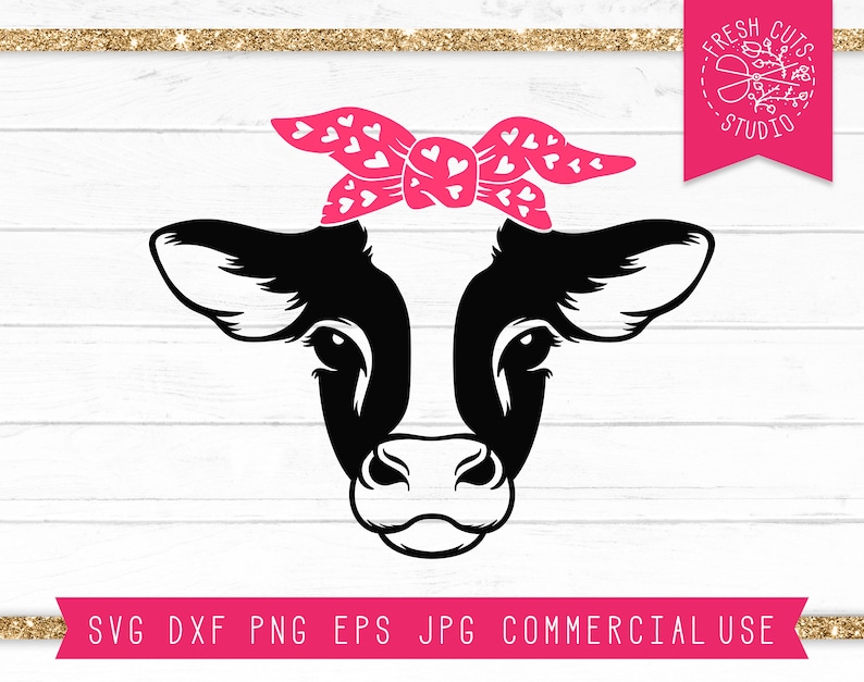 Download Cow SVG for Girls Valentine's Day SVG Farm Valentine Cow ...