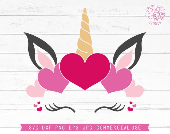 Download Unicorn Valentine Svg Valentine Unicorn Svg Heart Unicorn Etsy PSD Mockup Templates