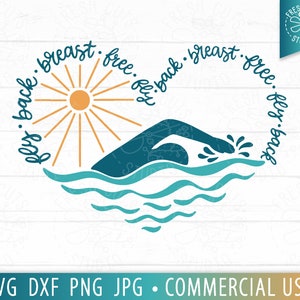 Schwimmen Sie SVG Herz geschnitten Datei, schwimmen Sie Mama svg, Schwimmen svg, Fly Back brustfrei, schwimmen Team svg, Hand beschriftet, Wellen, Schwimmer Geschenk, Sublimation