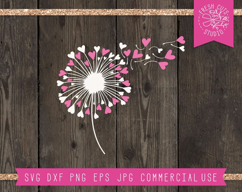 Free Free Heart Dandelion Svg 928 SVG PNG EPS DXF File