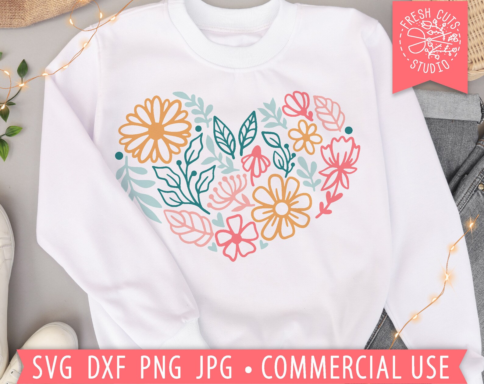 Flower Heart SVG, Floral Heart Svg, Mothers Day SVG, Mom Shirt Svg ...