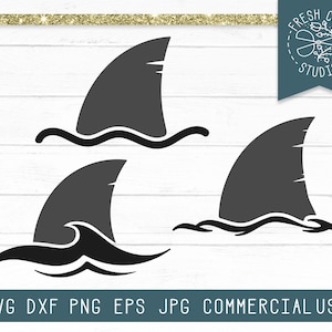 Shark Fin SVG Instant Download Shark Fin Cut File for Cricut, Shark Fin Silhouette, Shark Fin Clipart, Baby Shark, Shark Family, Shark Shirt