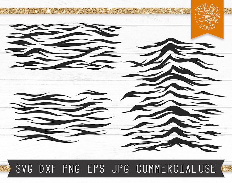 Download Stripe Pattern Svg Silhouette Tiger Stripes Cut File For Cricut Tiger Stripes Svg Instant Download Tiger Print Svg Animal Print Svg Clip Art Art Collectibles Vadel Com