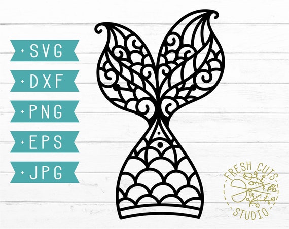 Download Mermaid Svg Mermaid Tail Svg File For Cricut Instant Etsy