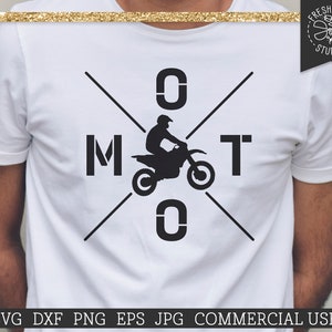 Motocross SVG Motorcycle Silhouette Shirt Design, Biker Dirt Bike, Biker svg Cut files for Cricut, Commercial Use Printable Print File png