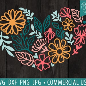 Flower Heart SVG, Floral Heart svg, Mothers Day SVG, Mom Shirt svg, Heart PNG, Heart svg for Cricut, Flower Shirt design, Heart Wreath png