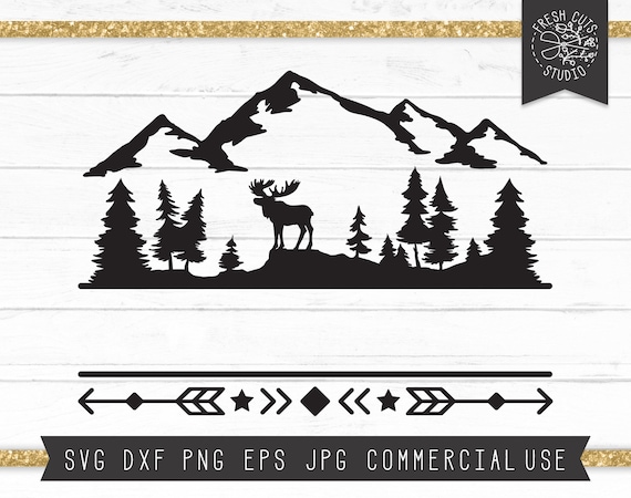 Free Free 264 Cricut Mountain Scene Svg SVG PNG EPS DXF File