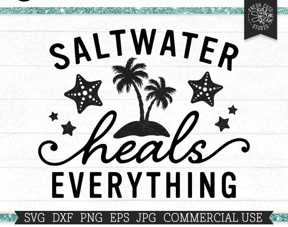Saltwater Heals Everything Funny Starfish Lover Gift Tshirt Saltwater Heals Everything Funny Starfish Lover Gift Tshirt