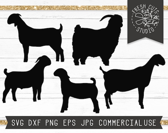 Download Goat Svg Show Goat Svg Cut File Instant Download Boer Goat Etsy