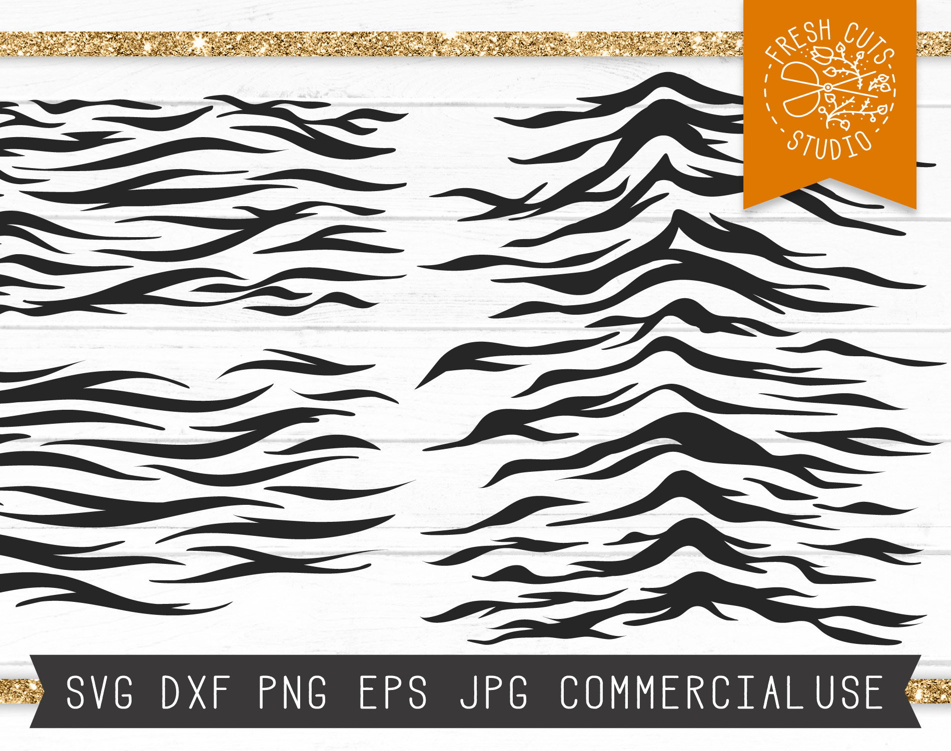 Tiger Stripes SVG Instant Download Tiger Print Svg Tiger | Etsy