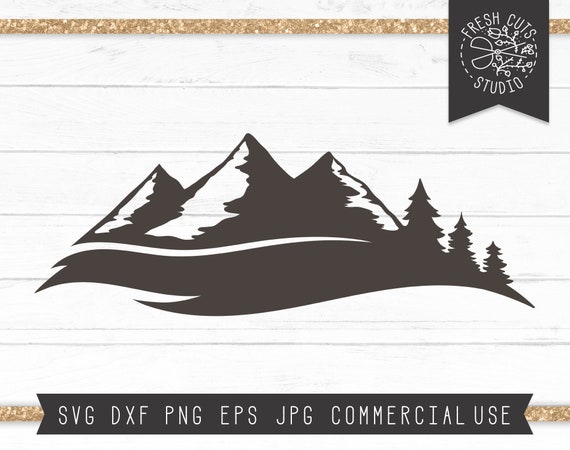 Free Free 166 Mountain Svg Outline SVG PNG EPS DXF File