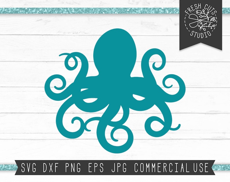 Download Octopus SVG Design Octopus Silhouette Cut File for Cricut ...