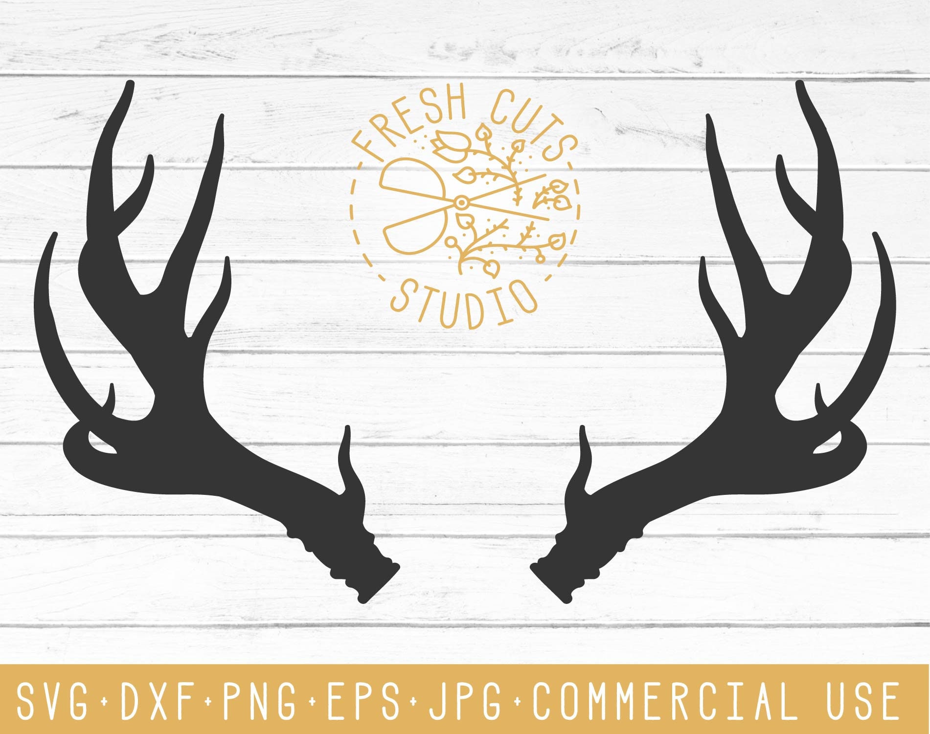 Deer Antlers SVG Bundle,Deer Antlers SVG File,Antlers Cut File-Vector Clip Art for Commercial /& Personal Use for Cricut,Cameo,Silhouette,