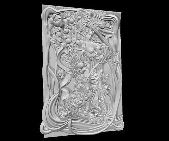 Modelo STL 3D para impresora de Talla de Cnc Router alivio tipo Aspire Cut3D