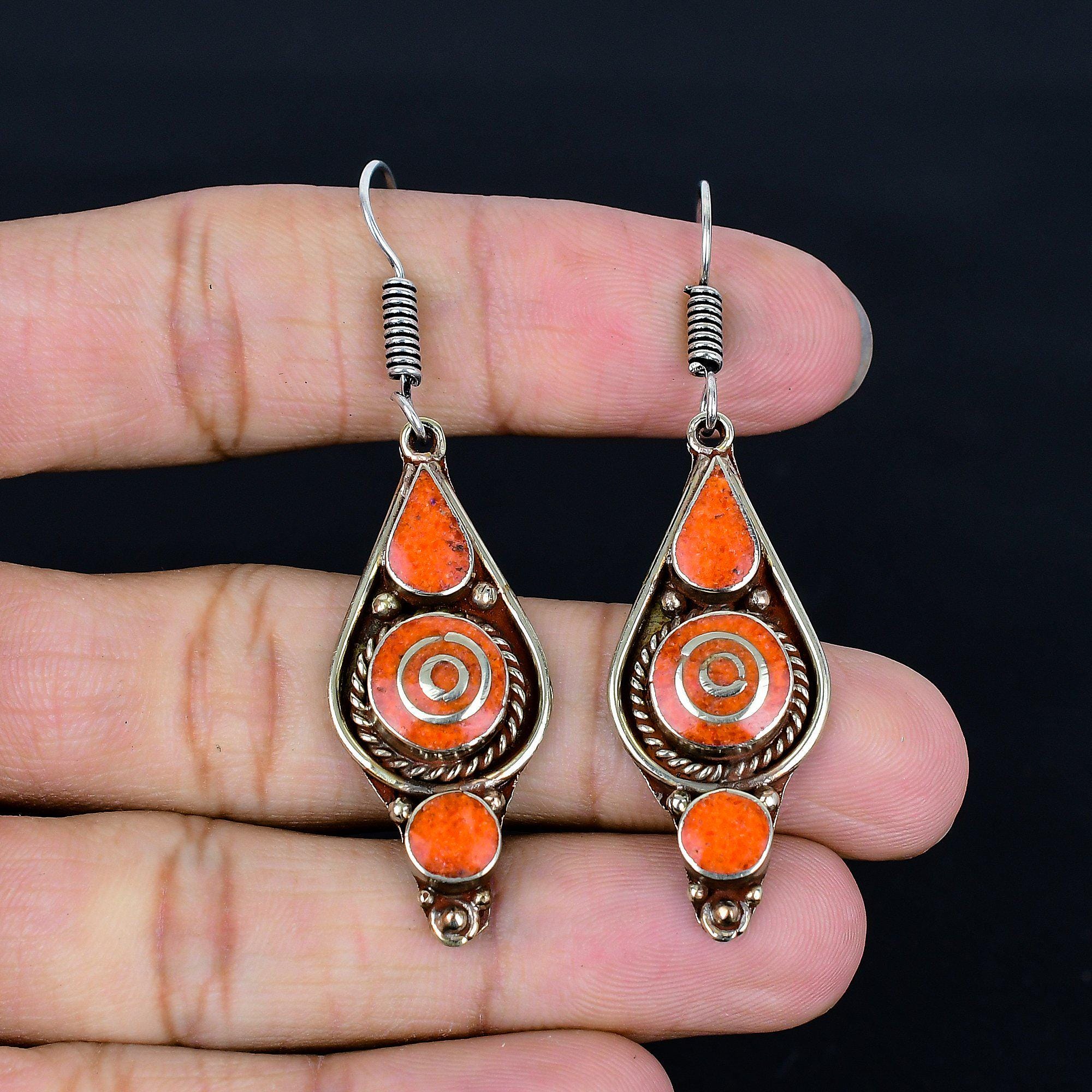 Boucles d'oreilles fantaisie Créoles Indiennes anneaux Marisa argent