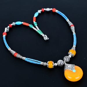 Tibetaanse Boeddha armband met Turkoois