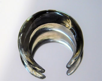 Smokey Pincher Ear Gauge Plug: Handmade Septum Hanger (3MM-10MM)