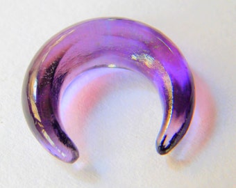 Amethyst Septum Spike! Nose Pincher, Handmade Size 3MM. to 10MM. and Custom Size Available