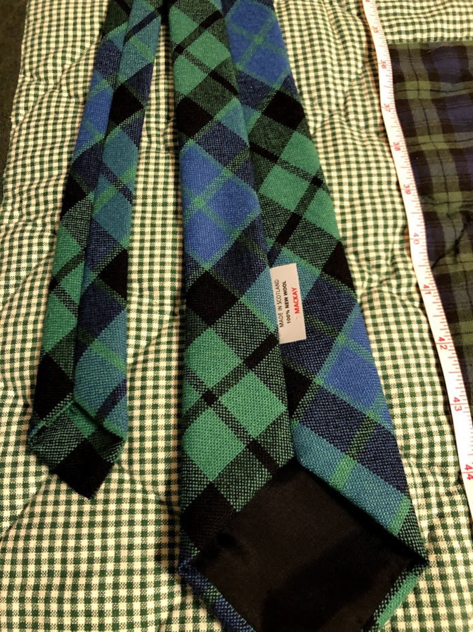 mackay tartan tie