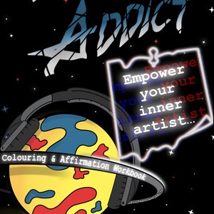 ArtAddict Afirmações Positivas para Colorir e Livro de Exercícios
