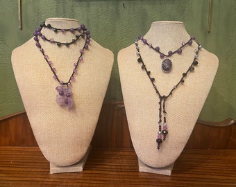 Assorted Stone Necklaces