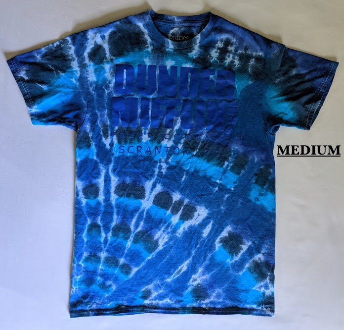 dunder mifflin tie dye sweatshirt
