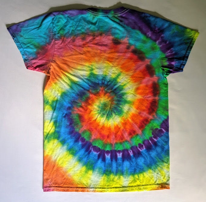 Rainbow Swirl Tie Dye T-shirt - Etsy Sweden