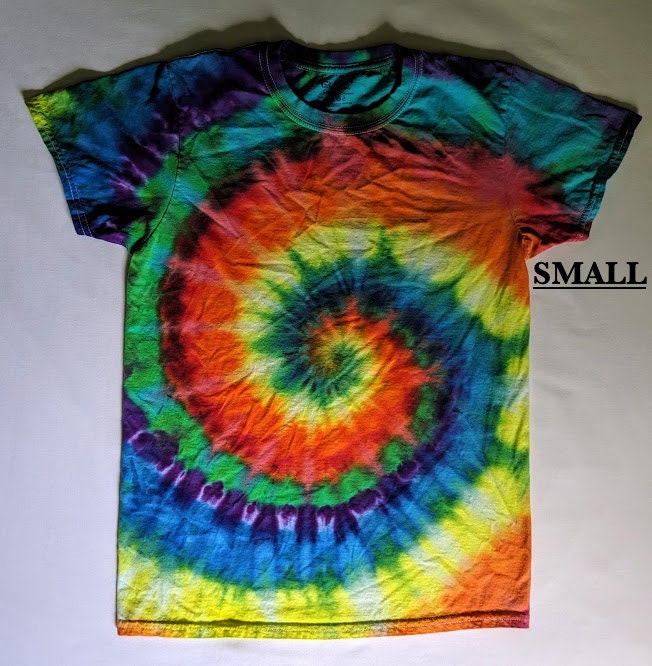 Rainbow Swirl Tie Dye Tshirt Etsy Sweden