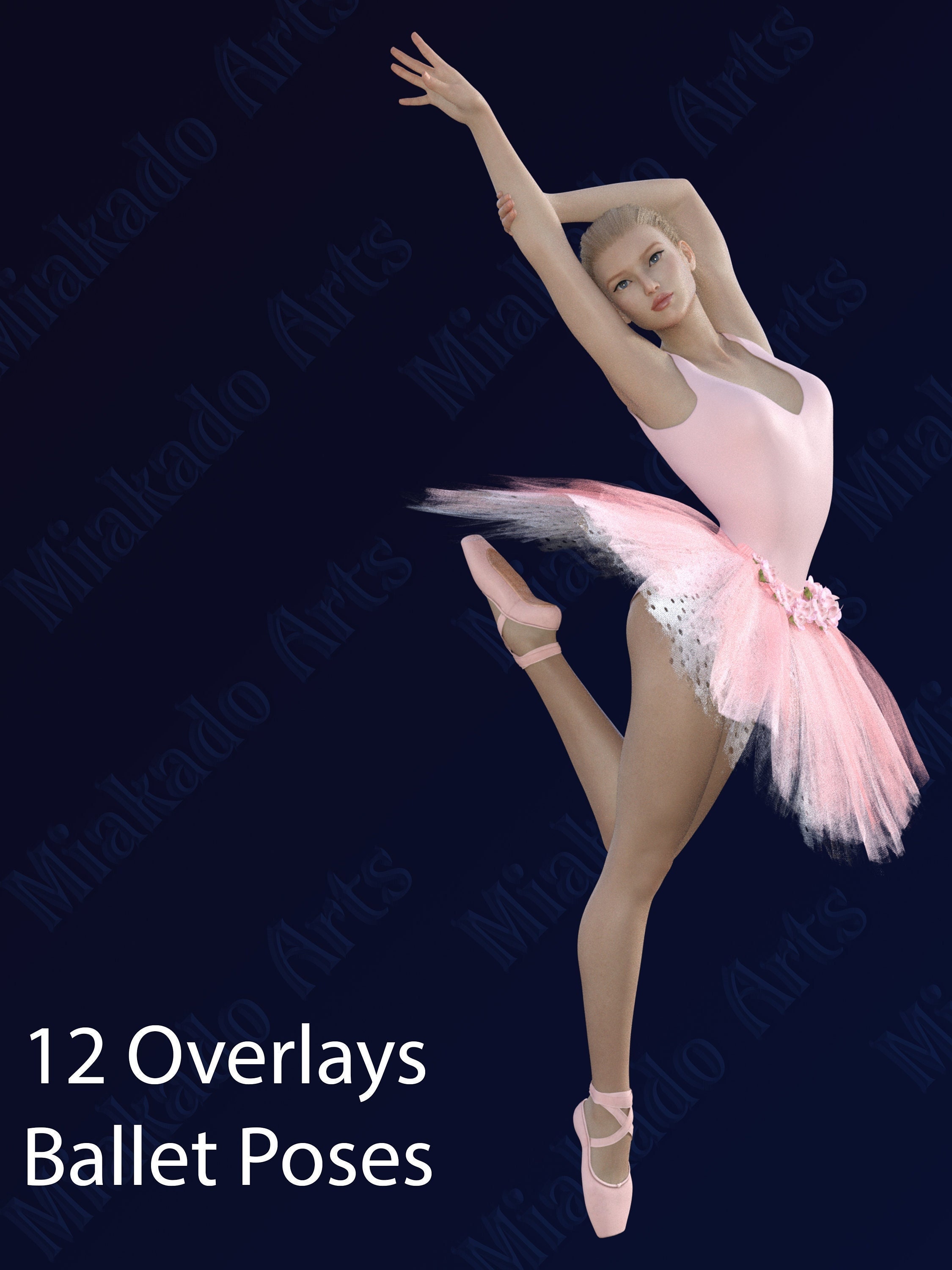 Ballet Poses 02 12 PNG Overlays Minimum Side 3000 Pixels - Etsy