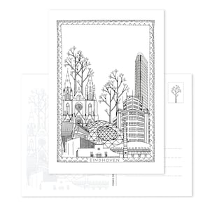 Ansichtkaart Eindhoven - Postcard Eindhoven