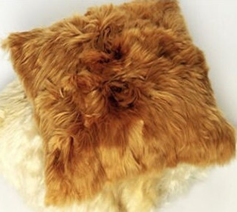 100% Baby Alpaca Fur Cushion Covers, pillow cover, fur pillow / Cushion alpaca / Alpaca fur image 5