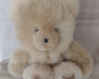 Alpaca Fur Teddy bear-cute teddy bear, peruviam alpaca wool bear: 8in- 11in-14in-21