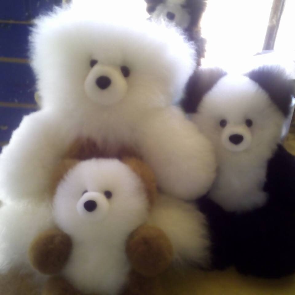 llama fur teddy bear