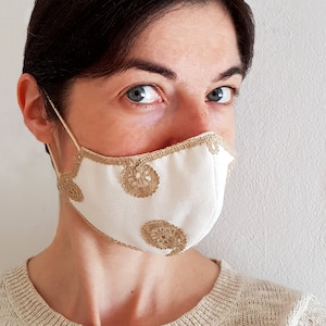 Digital Bobbin Lace pattern-Face mask