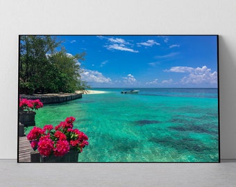 Malaysia Wall Art Photography | Lankayan Gallery Wall | Borneo Wall Art | Beach Room Decor | Travel Decor