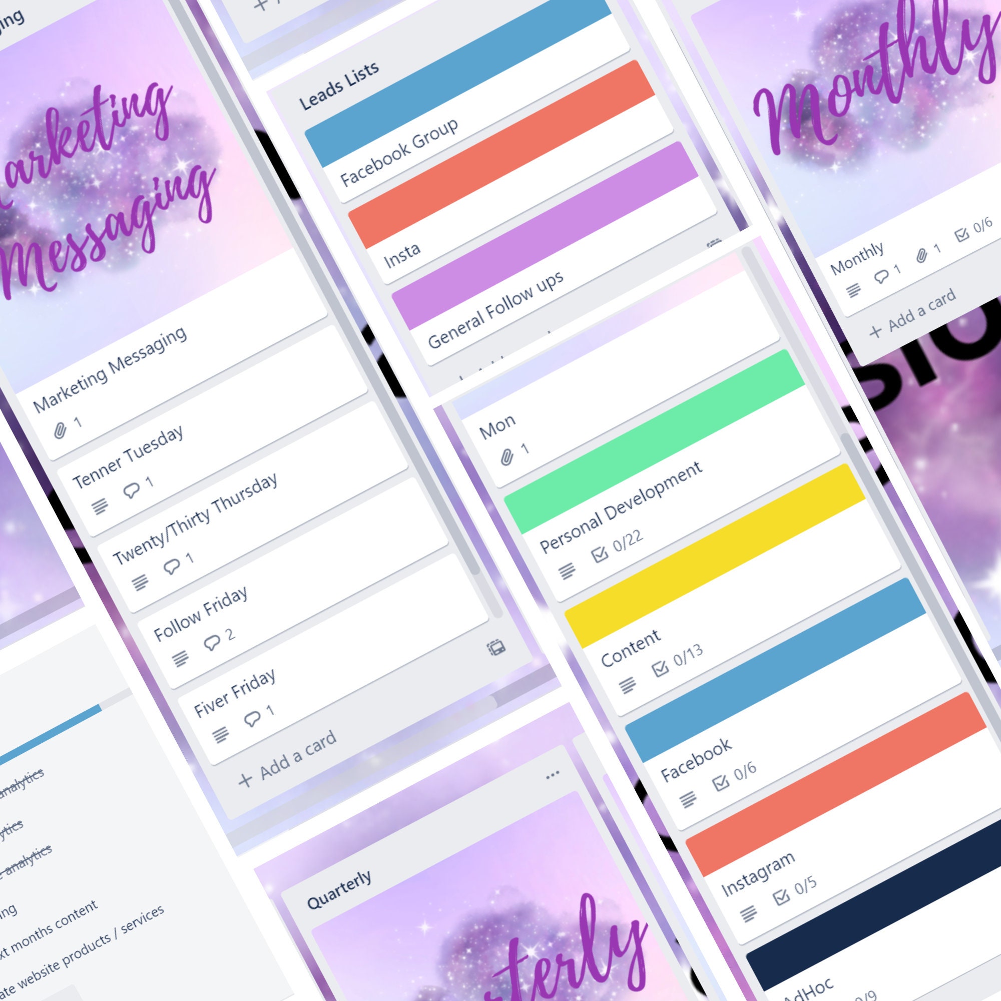 Business Planner Trello Template Digital Daily Planner Digital Business Planner Trello Template Digital Daily Planner Digital