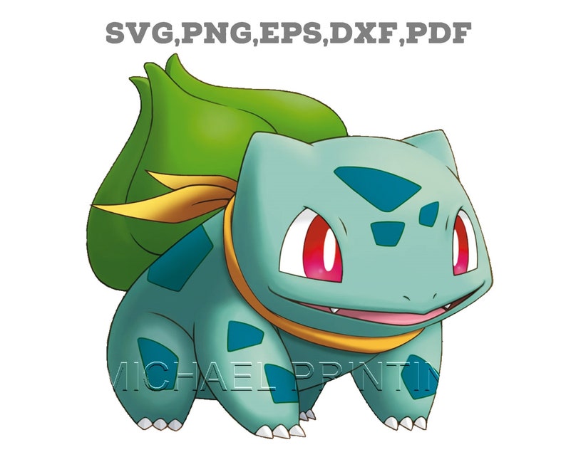 png cutfiles for Cricut Silhouette Pokemon eps dxf pokemon birthday files for cricut Pokemon characters